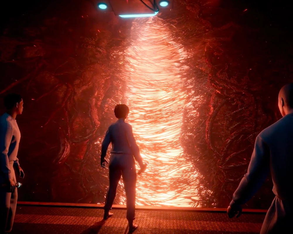 Window into the Upside Down from Stranger Things Catalyst