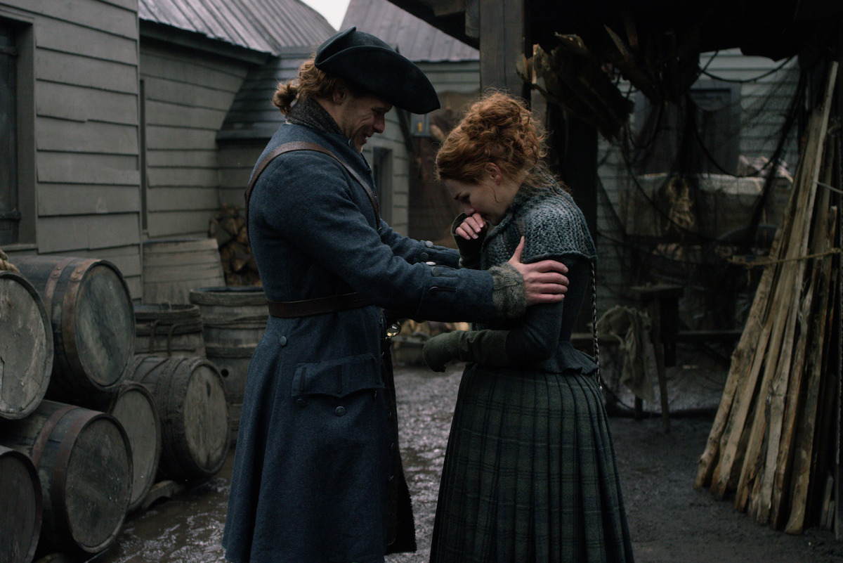 Jamie and Brianna in Outlander Season 4