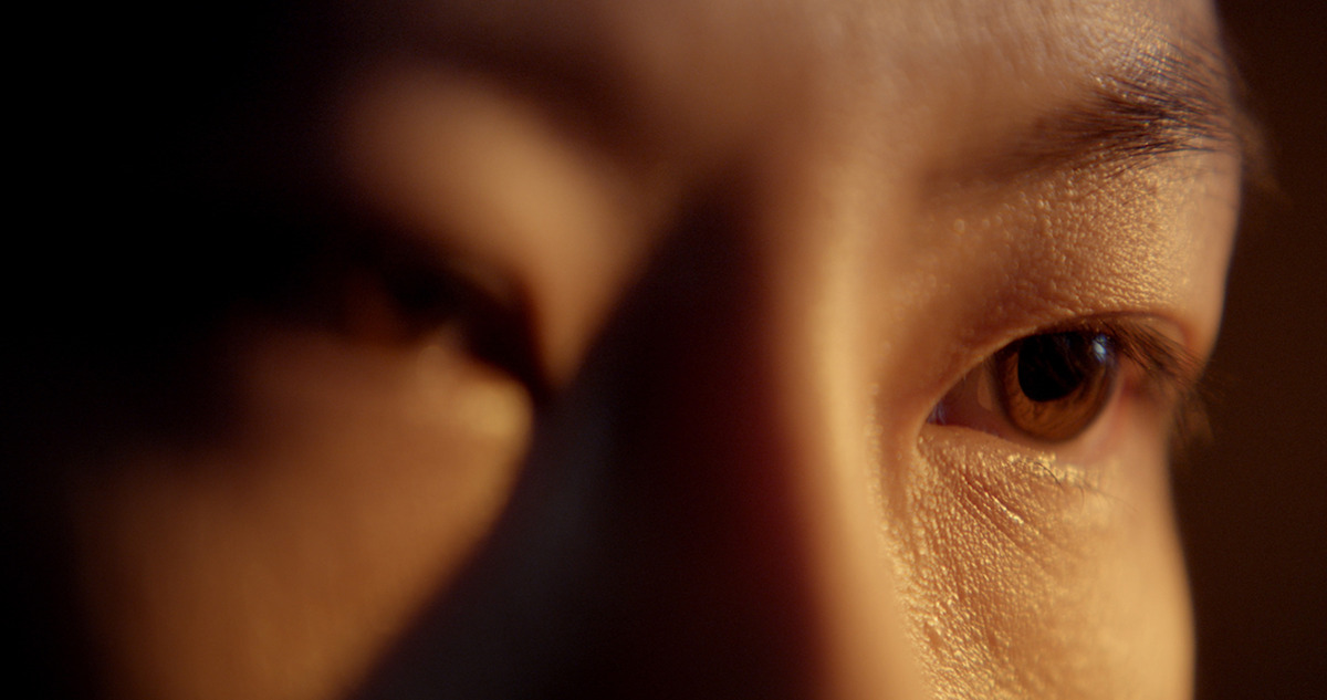 Close-up of eye in '3 Body Problem'