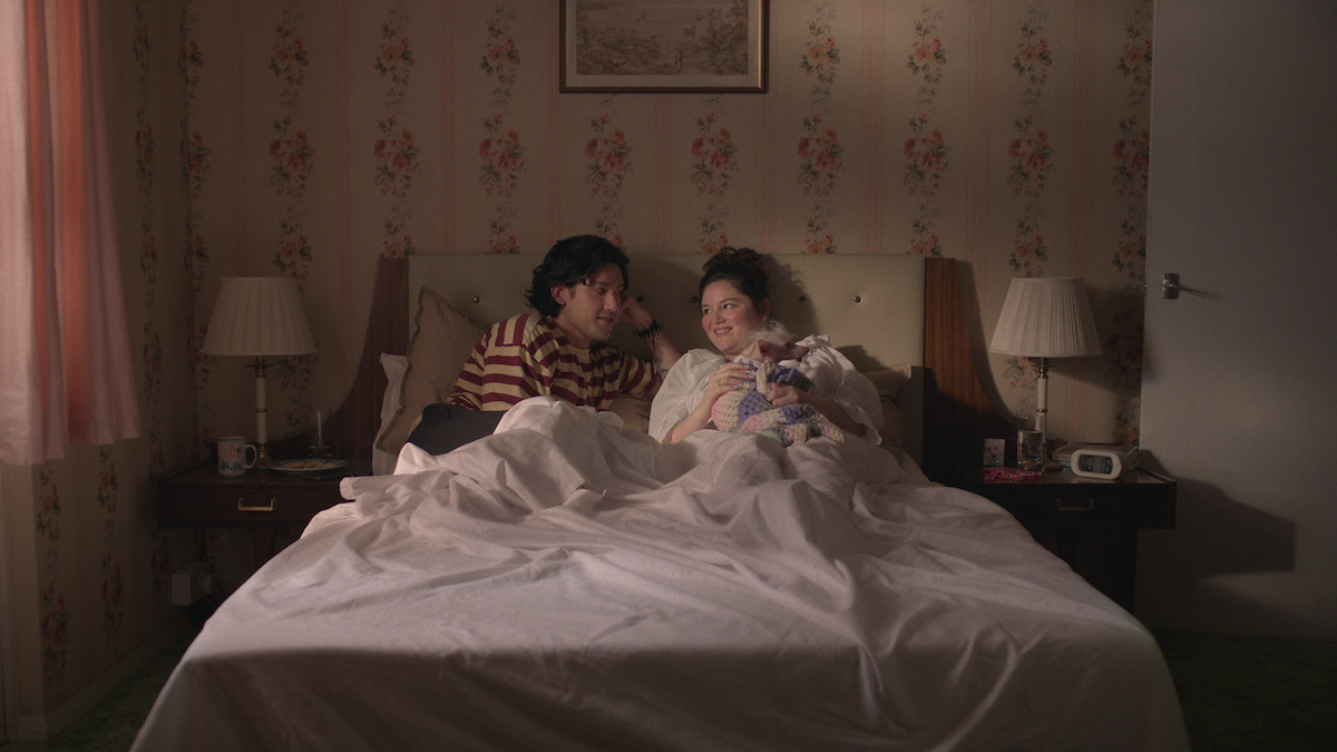 Will Sharpe as Felix and Meg Stalter as Jessica in ‘Too Much’