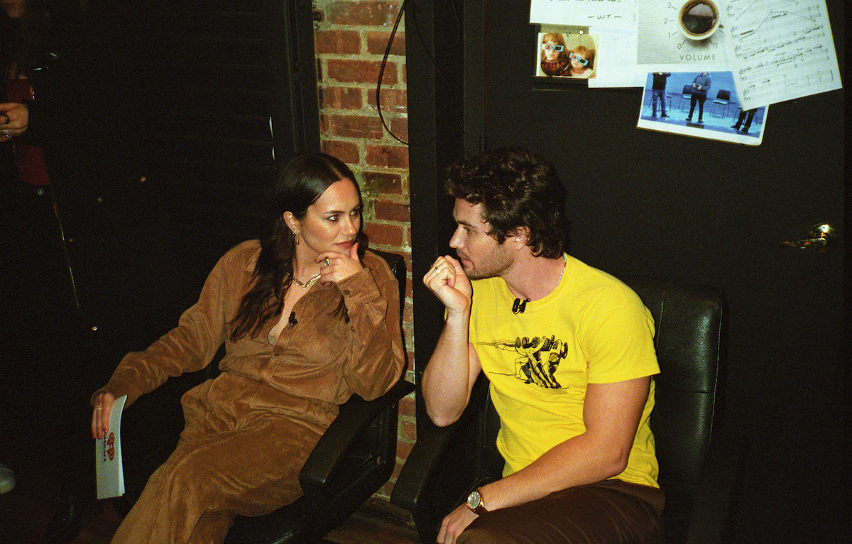 Emily Curl and Chase Stokes at 92Y.