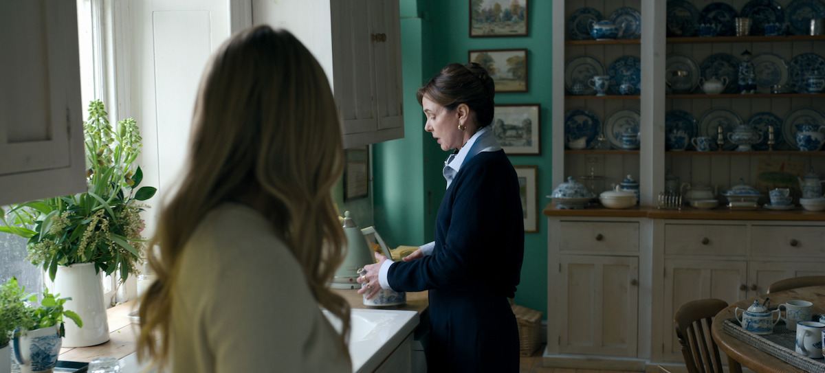 Another look at a kitchen in the show Anatomy of a Scandal
