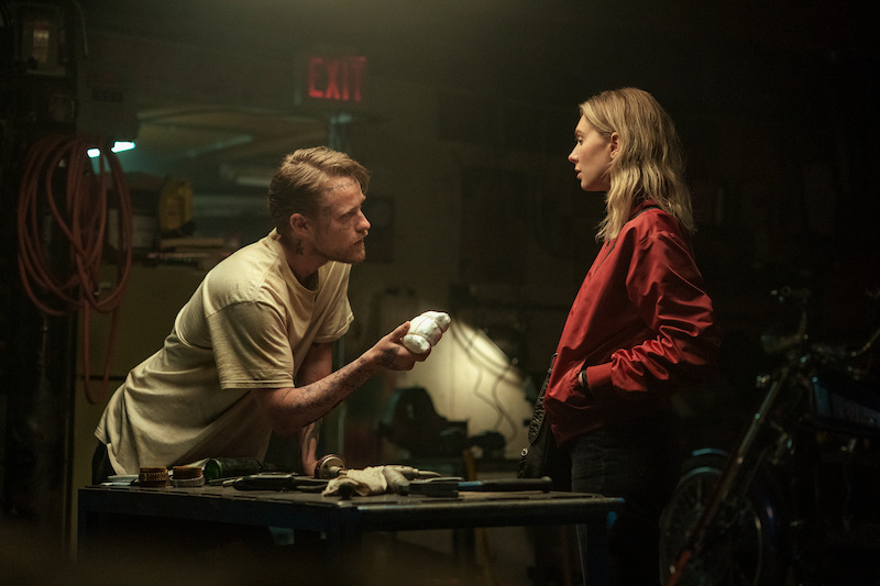 Sean Martini as Drew and Vanessa Kirby as Lynette in 'Night Always Comes.'