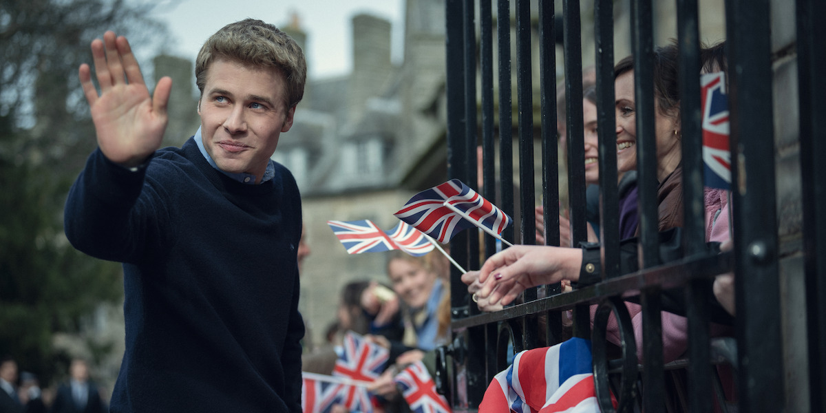Ed McVey as Prince William in ‘The Crown’ Season 6, Part 2.