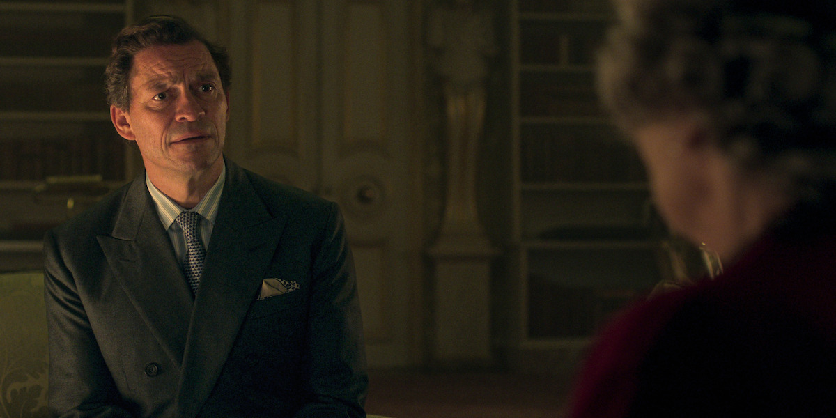 Dominic West as Prince Charles in Season 6 Part 2 of ‘The Crown’