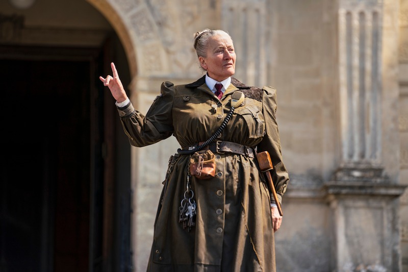 Emma Thompson as diabolical headmistress Miss Trunchbull. 