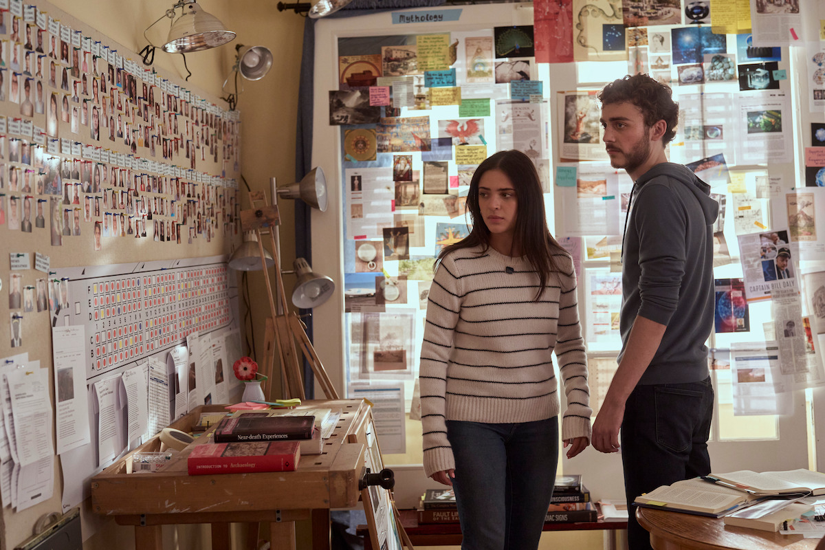Luna Blaise as Olive Stone and Ty Doran as Cal Stone in ‘Manifest’ Season 4.