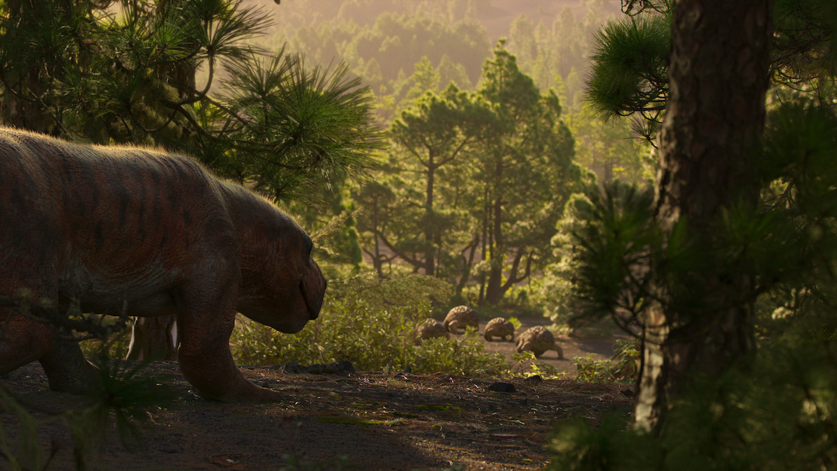 A Gorgonopsid in ‘Life on Our Planet.’
