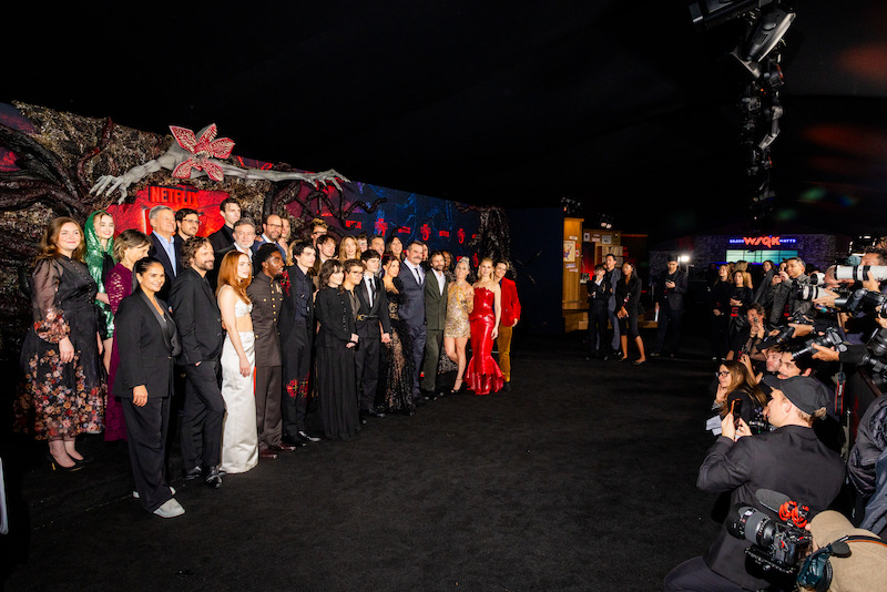 The red carpet at 'Stranger Things 5' World Premiere.