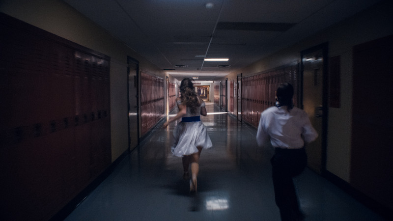 India Fowler as Lori Granger and Suzanna Son as Megan Rogers in 'Fear Street: Prom Queen.'