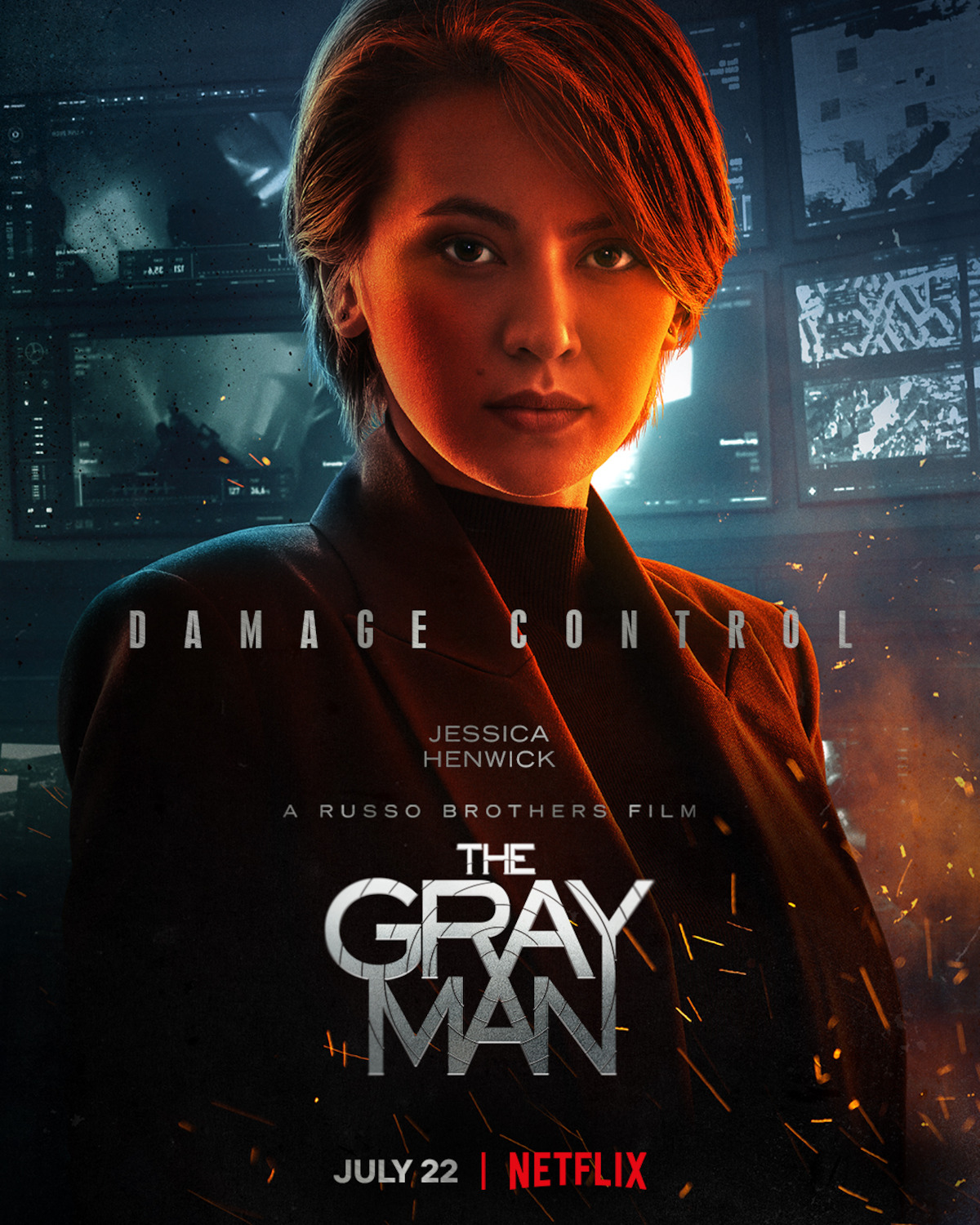 Suzanna Brewer - Track Down 'The Gray Man' with These New Character Posters
