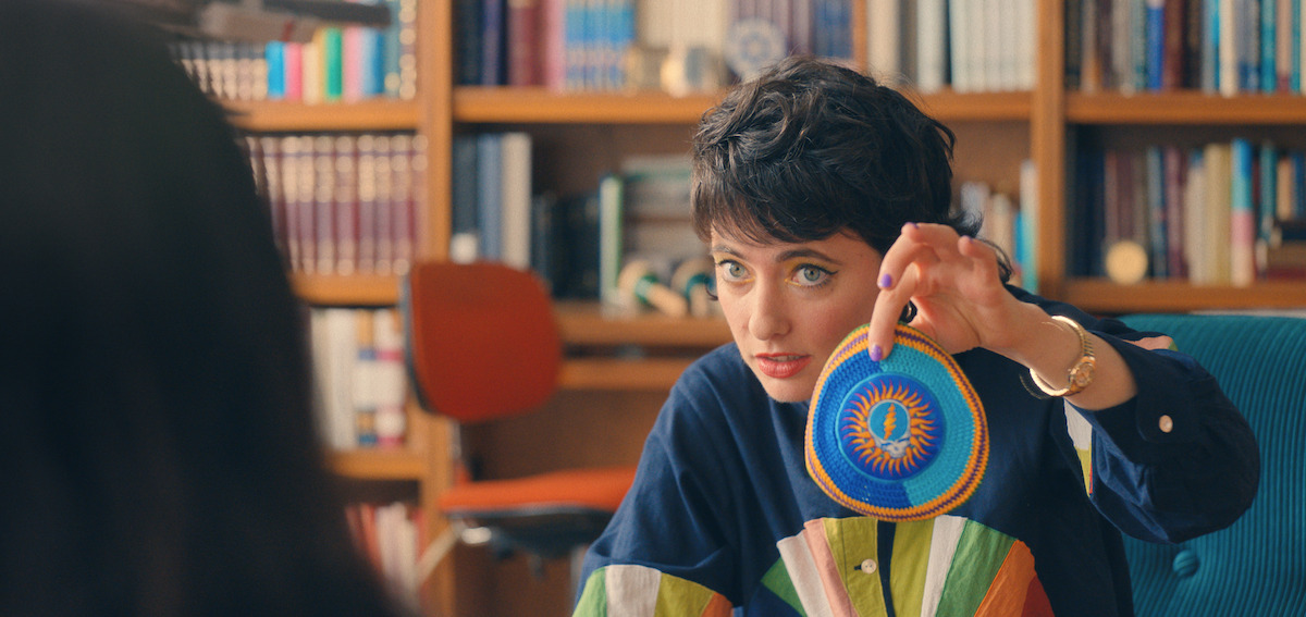 Sarah Sherman as Rabbi Rebecca.