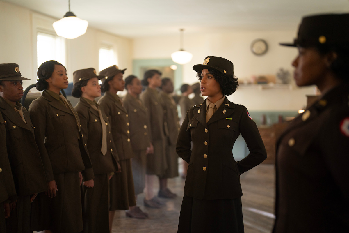 Kerry Washington as Captain Charity Adams in ‘The Six Triple Eight’