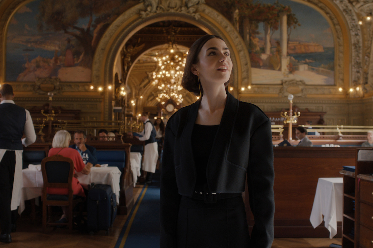 Lily Collins as Emily in 'Emily in Paris' Season 5.