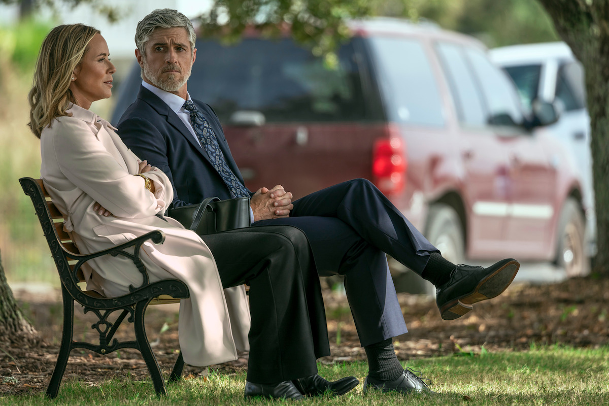 Maria Bello as Belle Buckley and Dave Annable as Wes in ‘The Waterfront.’