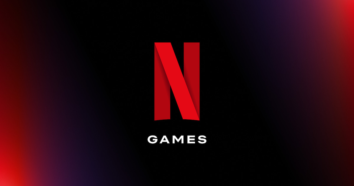 Netflix N over the word Games