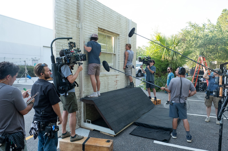 Chase Stokes and Rudy Pankow in Outer Banks Season 1 Behind-the-Scenes Photo Gallery.