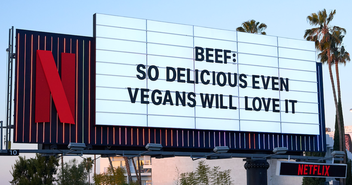 ‘BEEF’ Sunset marquee