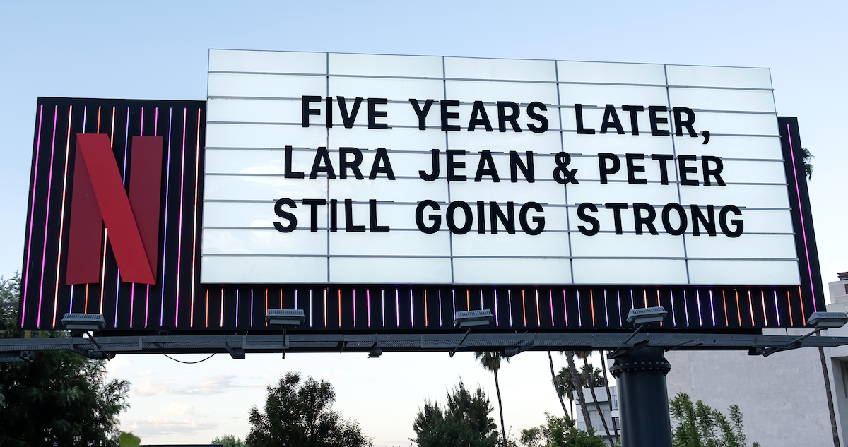 To All The Boys I've Loved Before Sunset Marquee billboard