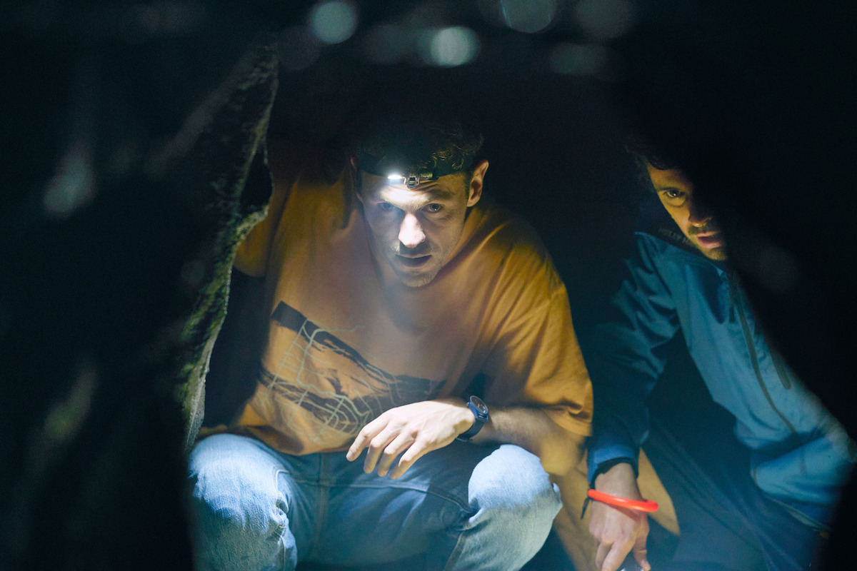Charlie Vickers as Kieran, Thom Green as Sean in ‘The Survivors.’