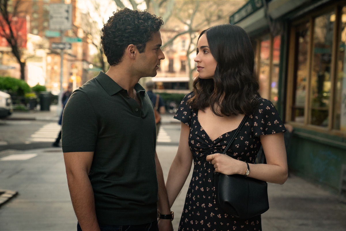 Sebastian De Souza as Garrett and Sofia Carson as Alex in ‘The Life List.’