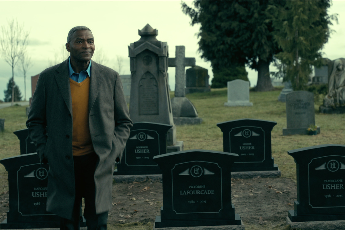 Carl Lumbly as C. Auguste Dupin in ‘The Fall of the House of Usher’