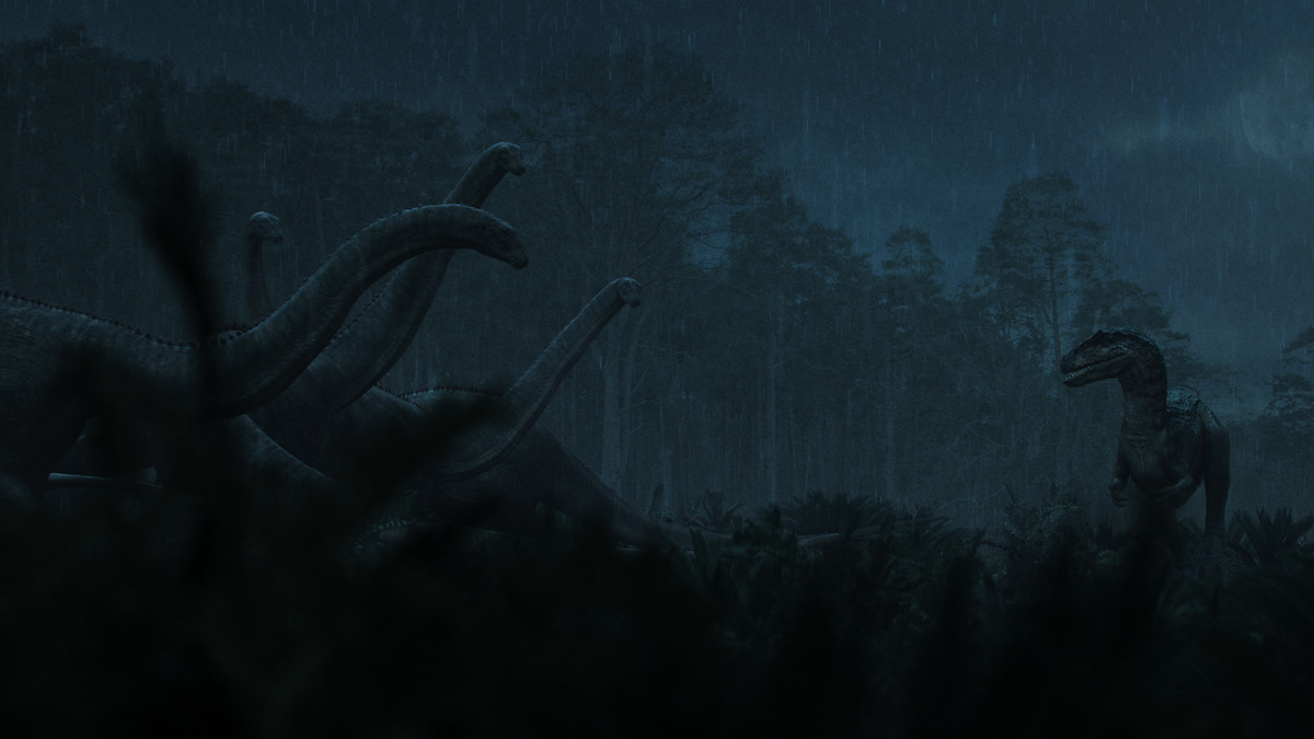 Diplodocus vs. allosaurus in ‘Life on Our Planet.’