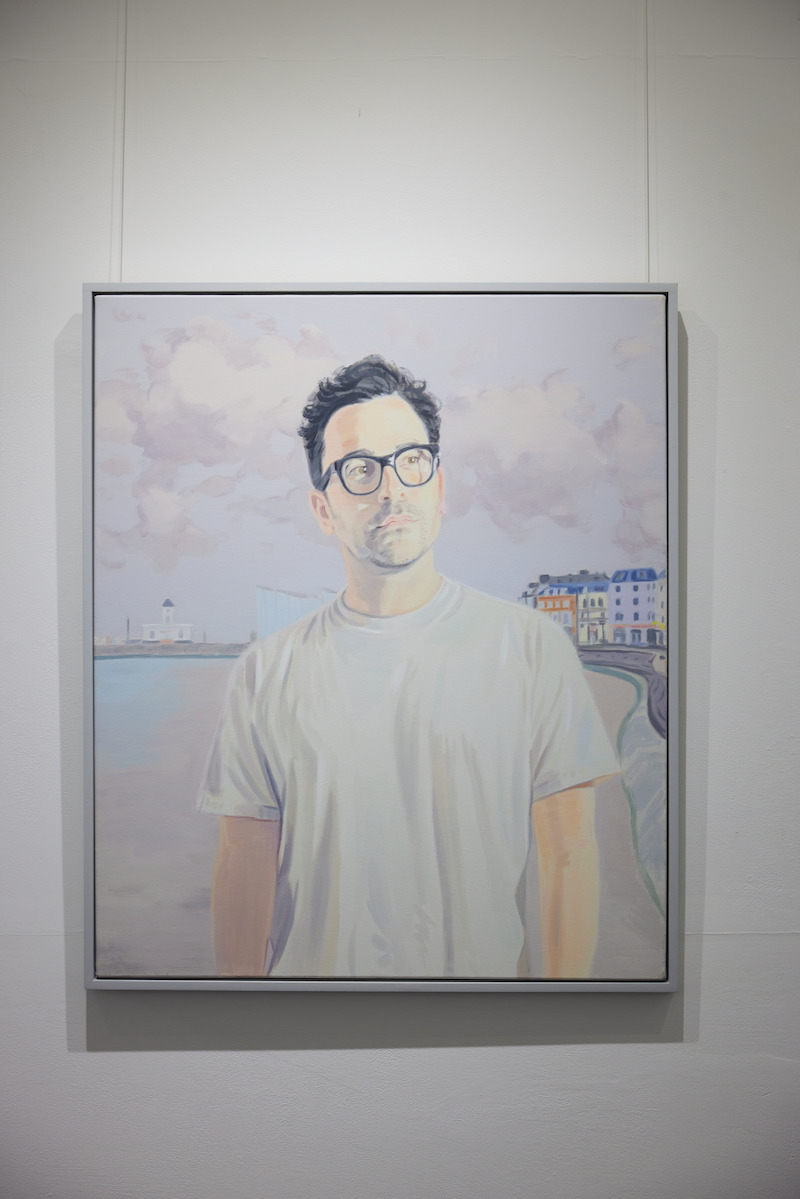 A painting of Daniel Levy.
