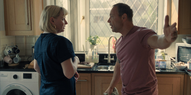 Christine Tremarco as Manda Miller, Stephen Graham as Eddie Miller, in 'Adolescence'