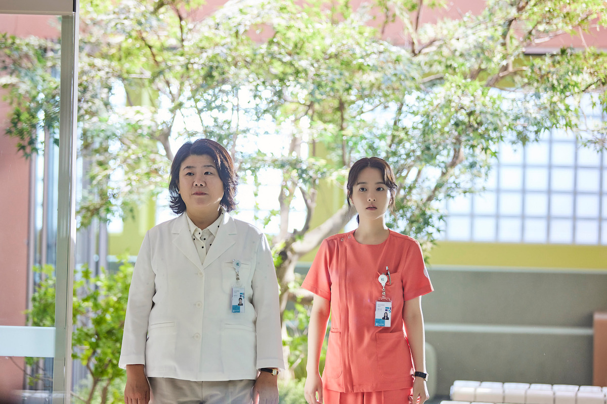 Lee Jung-eun as Song Hyo-sin and Park Bo-young as Jung Da-eun in ‘Daily Dose of Sunshine’.