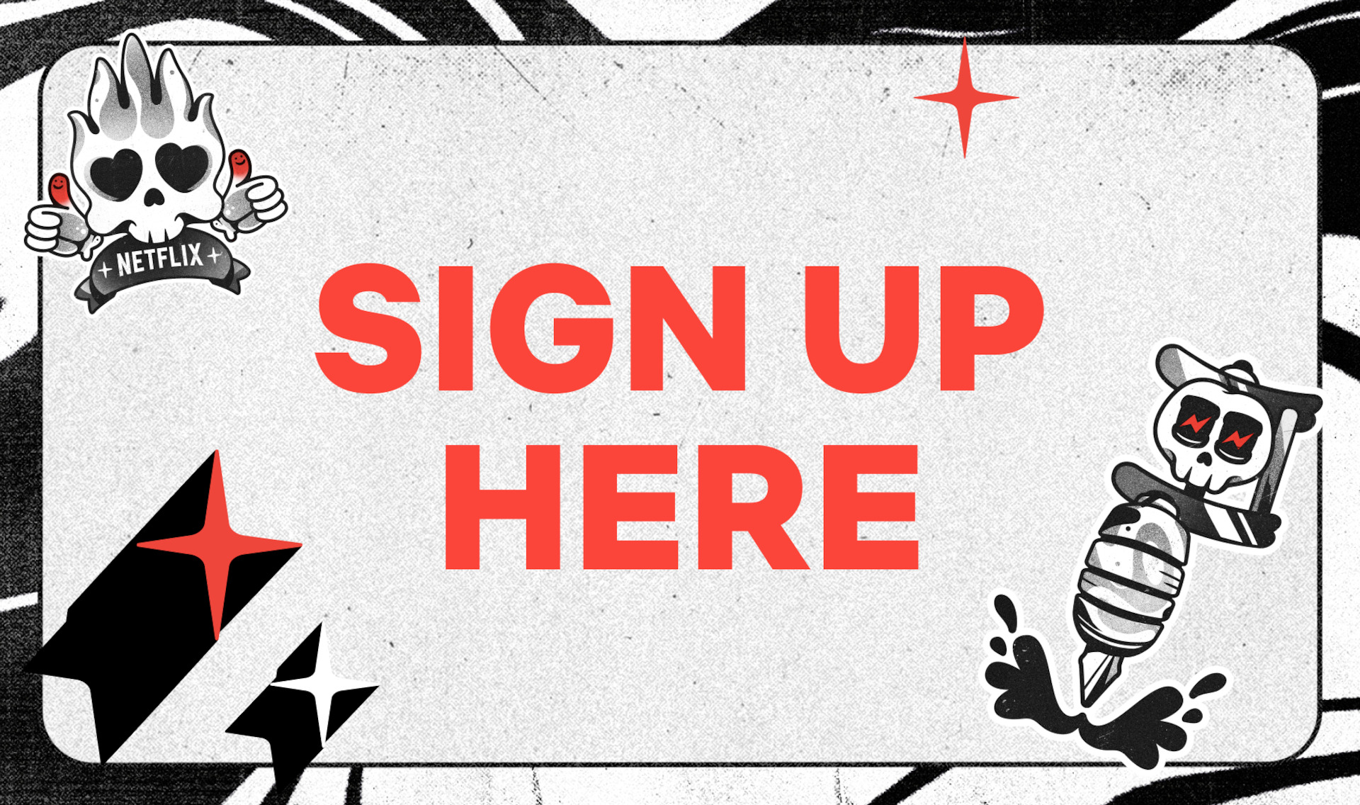 Geeked ink signup form