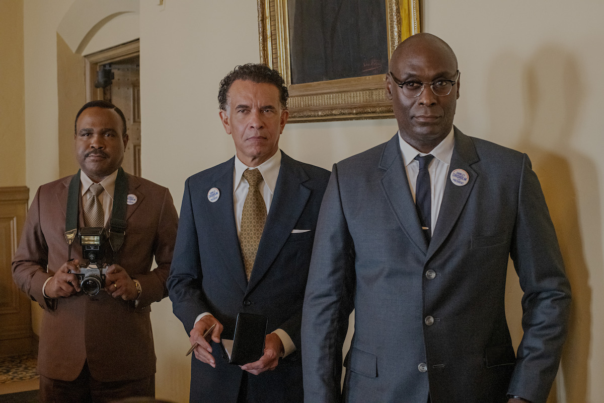 Michael Cherrie as Conrad Chisholm, Brian Stokes Mitchell as Stanley Townsend, and Lance Reddick as Wesley McDonald ‘Mac’ Holder
