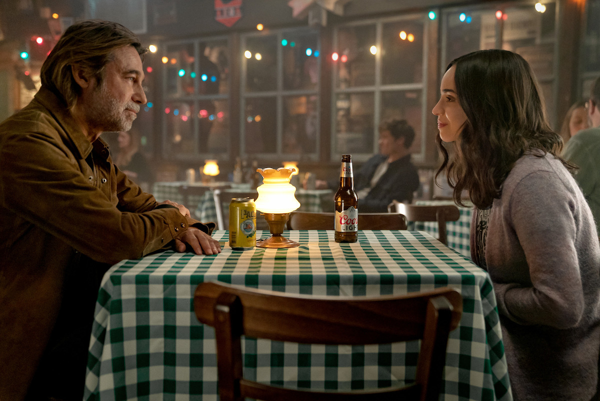 Jordi Mollà as Johnny and Sofia Carson as Alex in ‘The Life List’.
