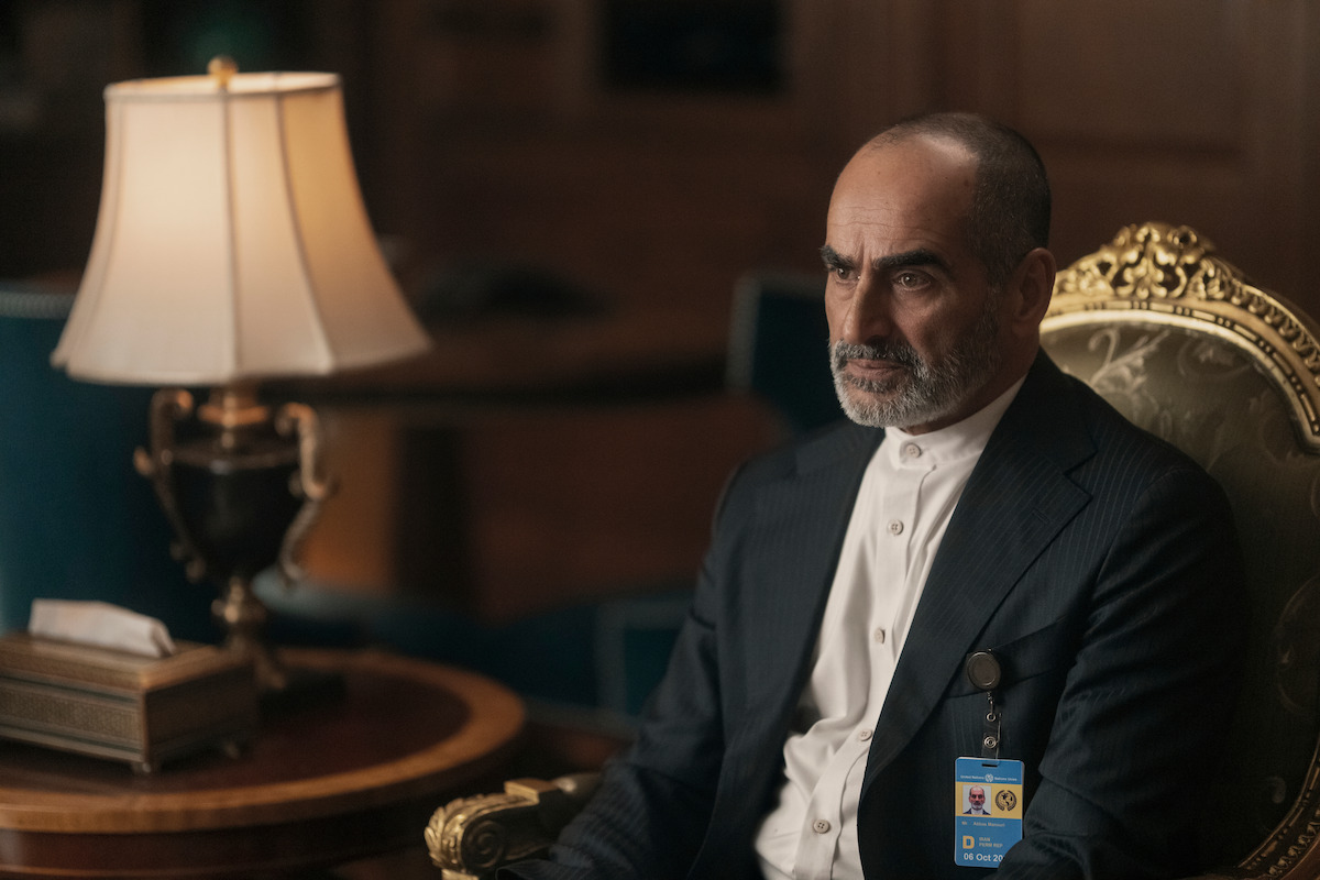 Navid Negahban as Abbas in Season 2 of ‘The Night Agent’