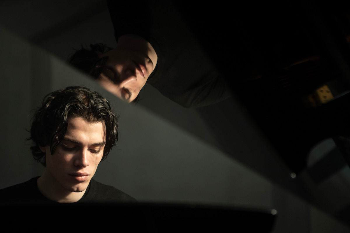 Simone Baldasseroni as Rigel plays the piano in ‘The Tearsmith.’