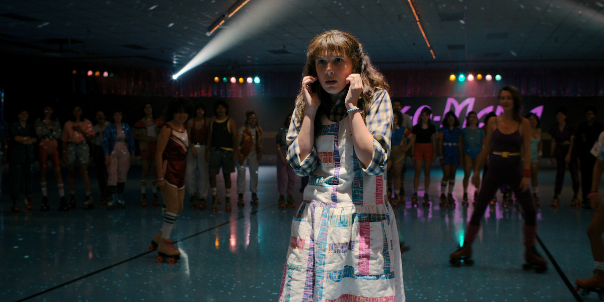 Millie Bobby Brown as Eleven in ‘Stranger Things’ Season 4.