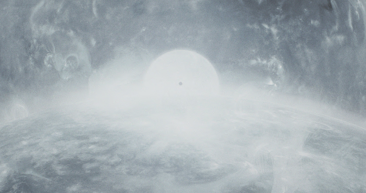 The opening credits to '3 Body Problem.' 