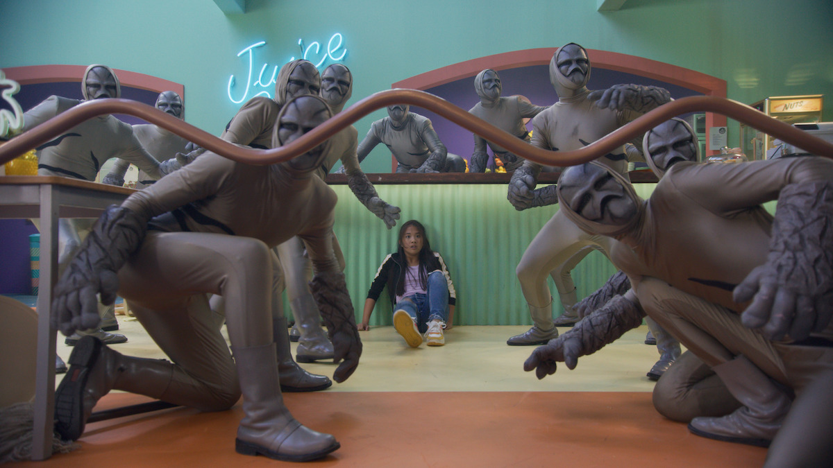 Putty Patrolers surround Minh (Charlie Kersh).