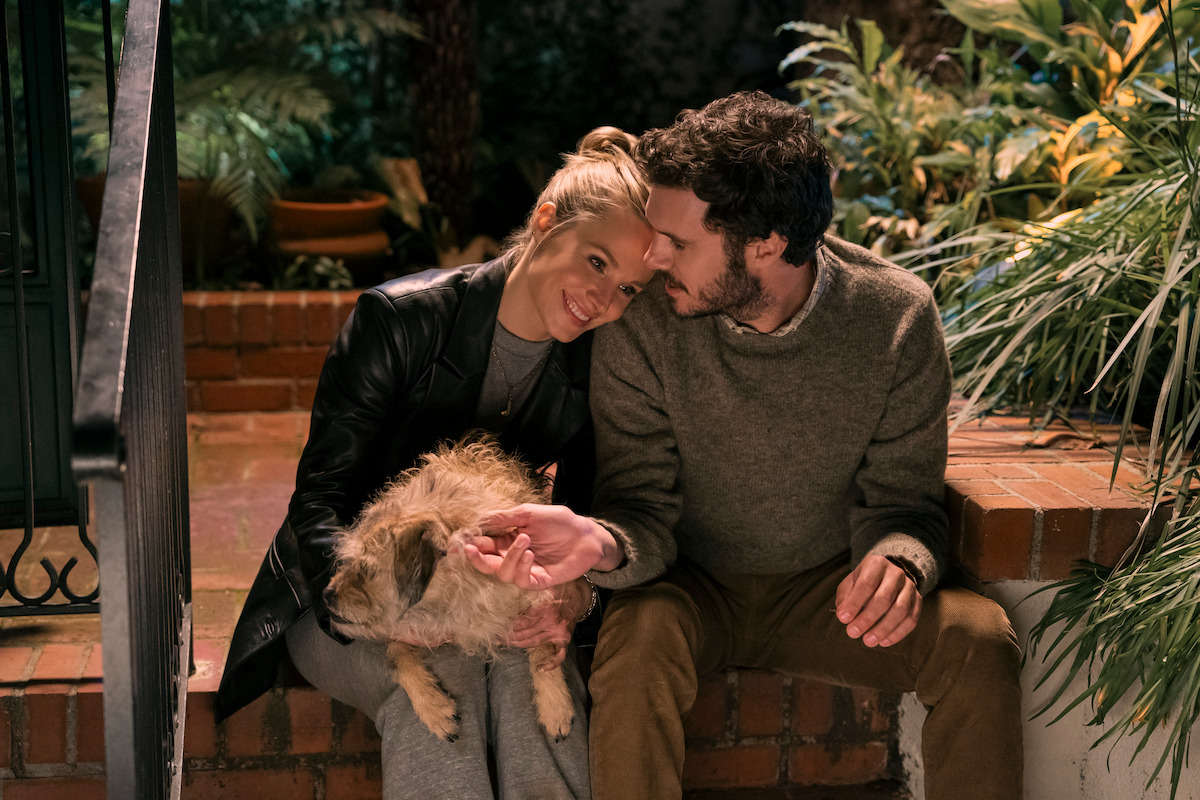 Kristen Bell as Joanne and Adam Brody as Noah in Season 1 of ‘Nobody Wants This’