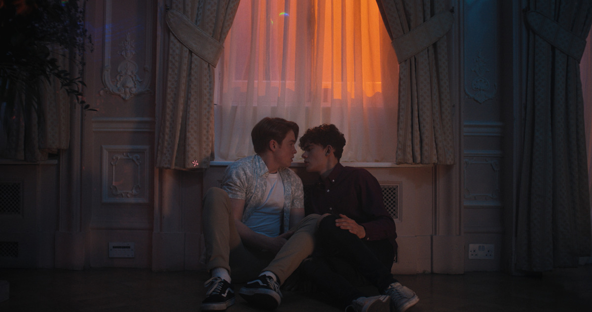 Nick and Charlie’s first kiss