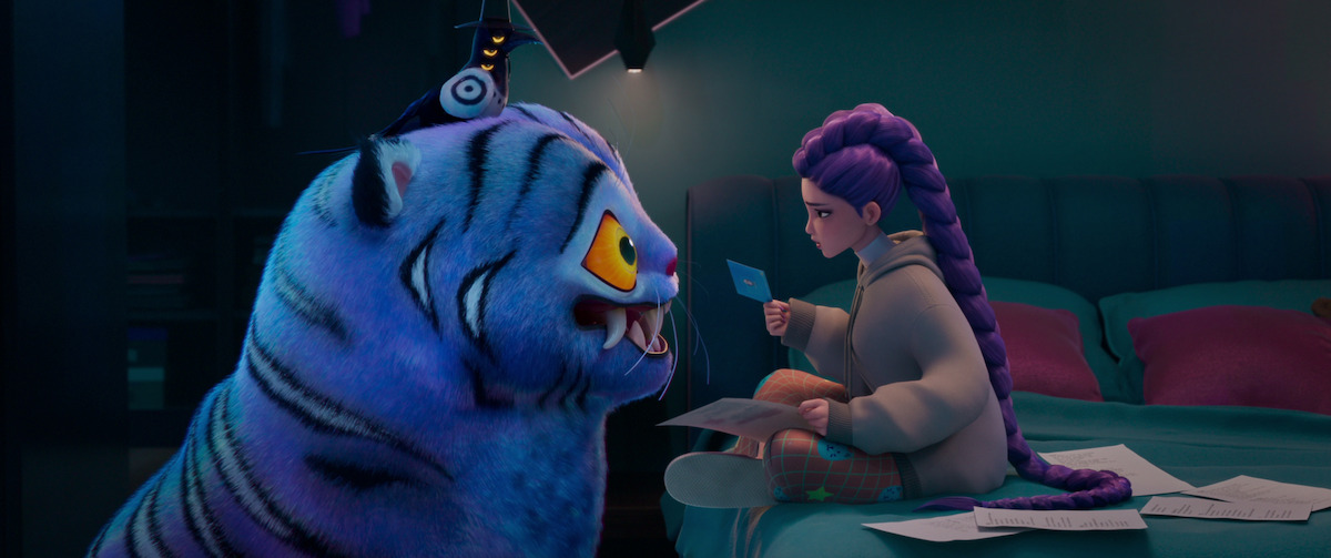 Derpy Tiger and Rumi in ‘KPop Demon Hunters’