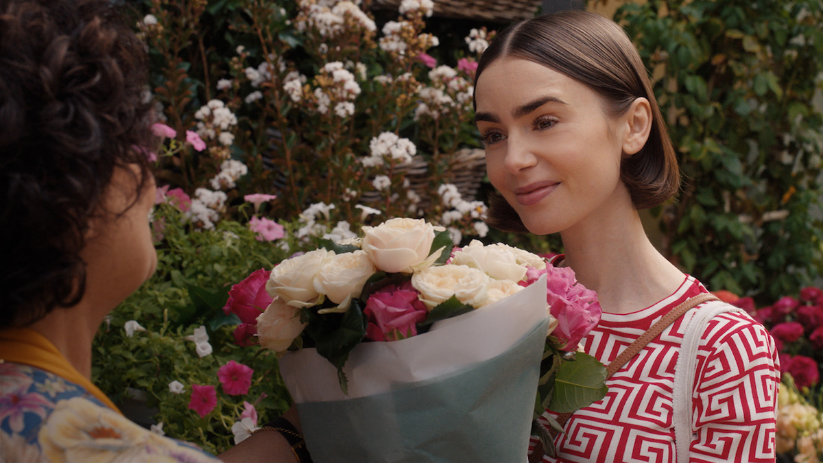 Lily Collins as Emily in 'Emily in Paris' Season 5.