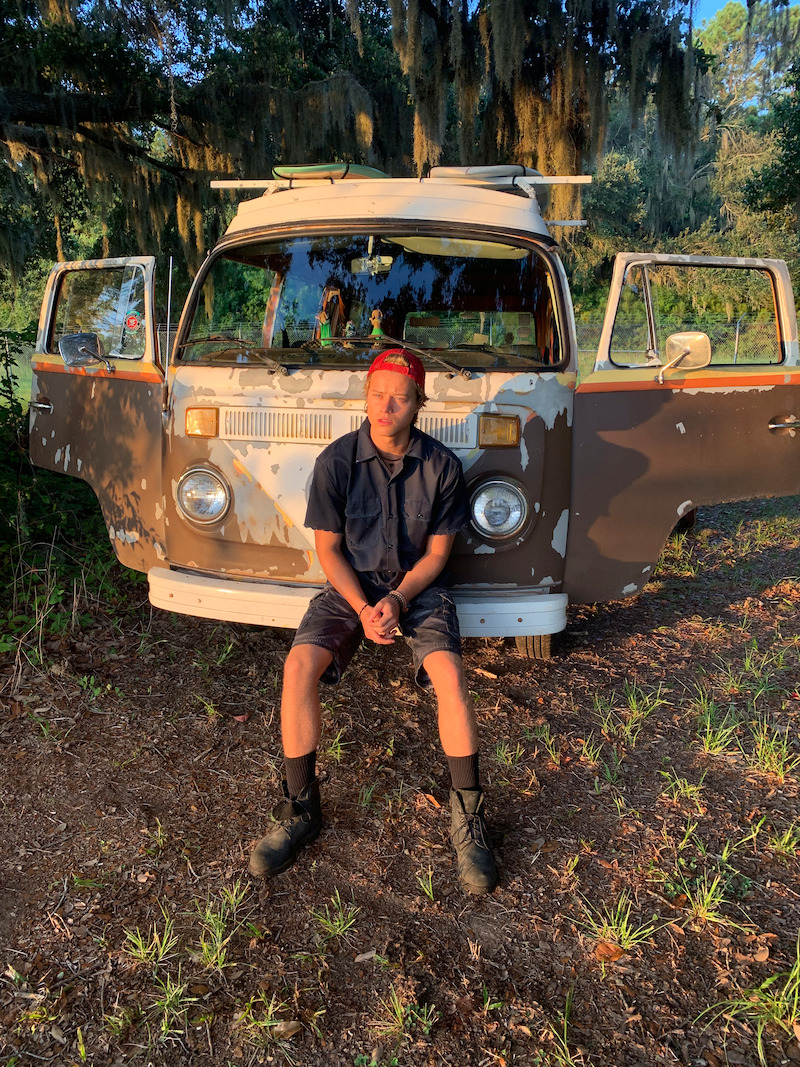 Rudy Pankow in Outer Banks Season 1 Behind-the-Scenes Photo Gallery.