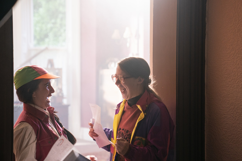 Jenny Joyce (Leah O’Rourke) and Aisling (Beccy Henderson) - ‘Derry Girls’ Season 3 Photos