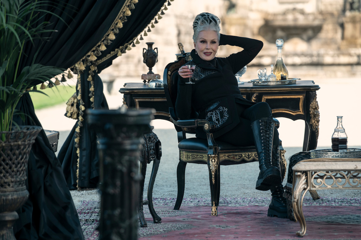 Joanna Lumley as Grandmama Hester Frump in ‘Wednesday’ Season 2.