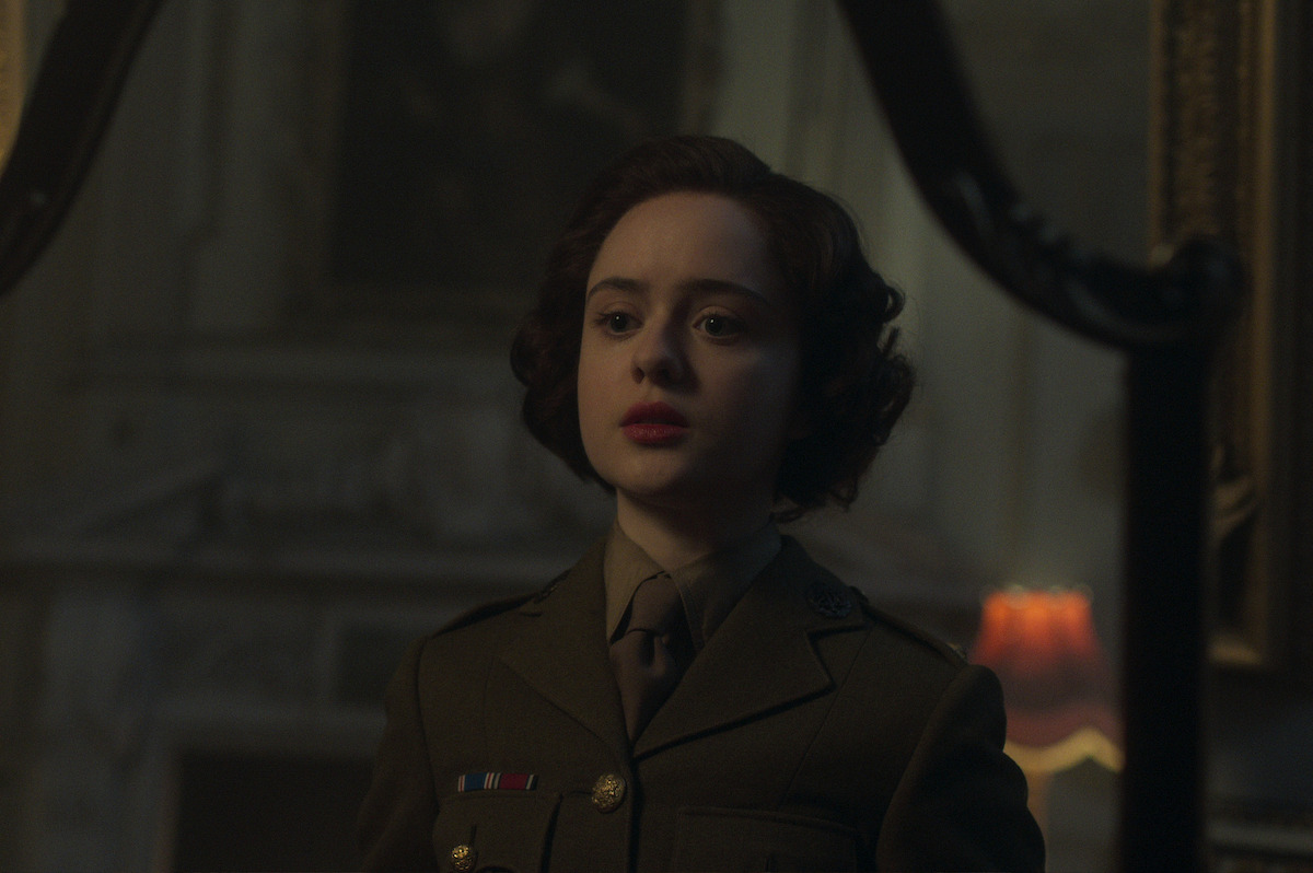 Viola Prettejohn as young Princess Elizabeth in The Crown, Season 6.
