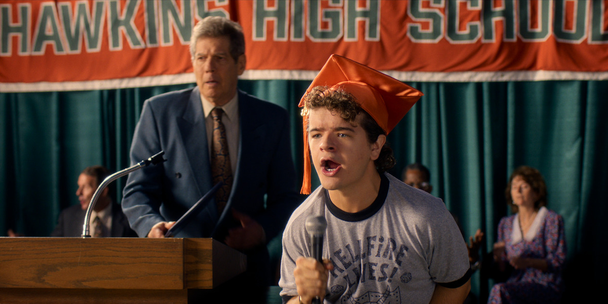 Gaten Matarazzo as Dustin in ‘Stranger Things 5’