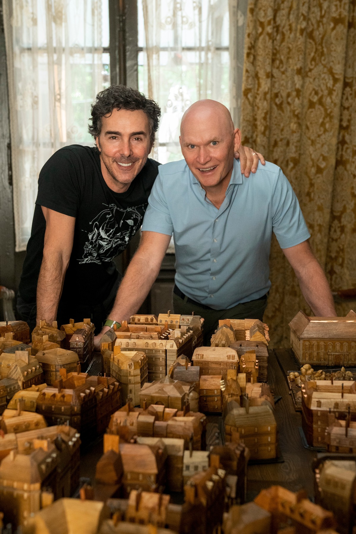All the Light We Cannot See Director Shawn Levy and author Anthony Doerr.