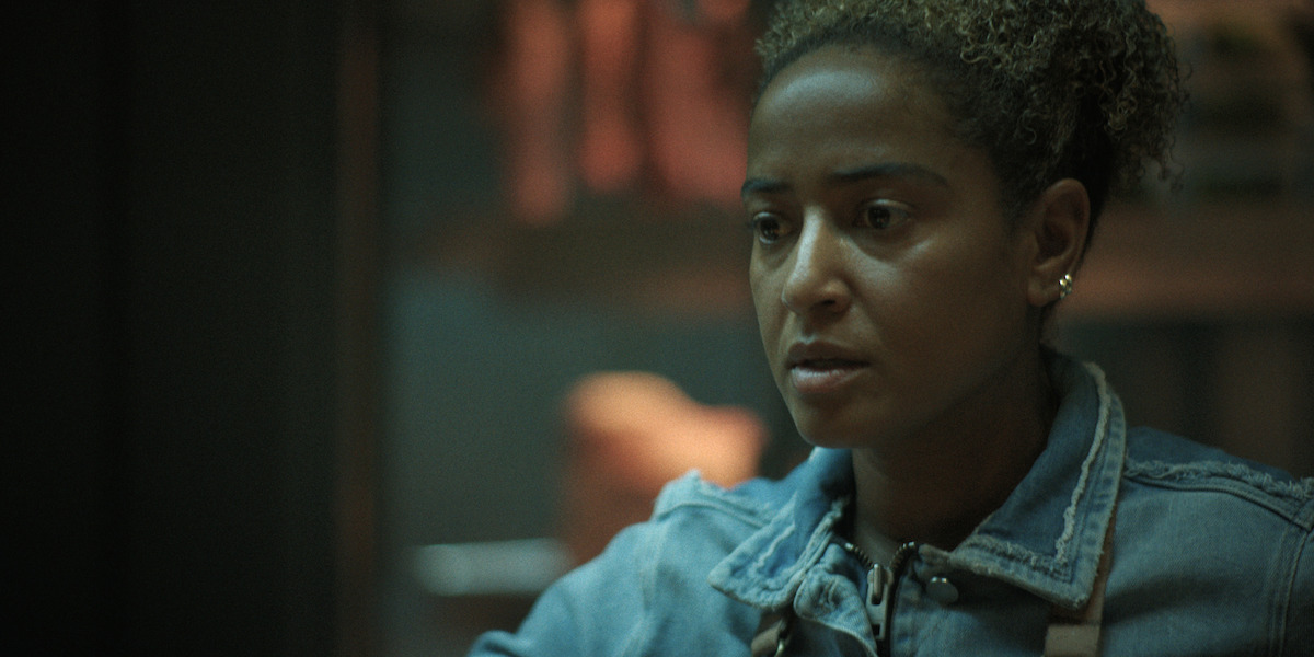 Amaka Okafor as Roxie in ‘Black Rabbit.’