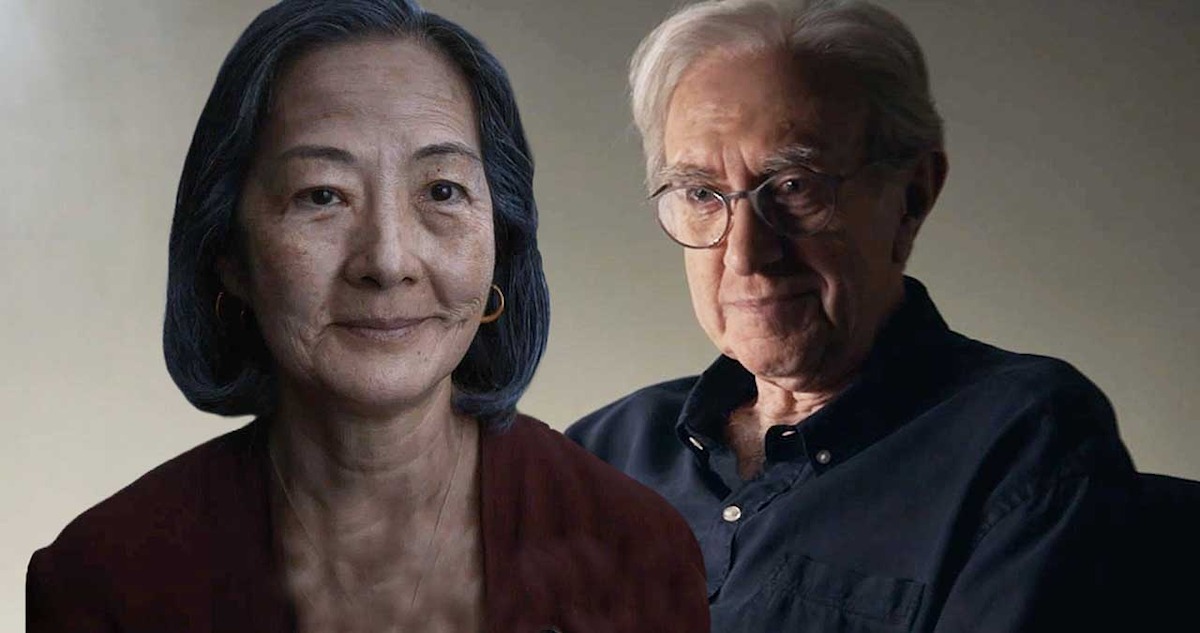Rosalind Chao as Ye Wenjie and Jonathan Pryce as Mike Evans in '3 Body Problem.'